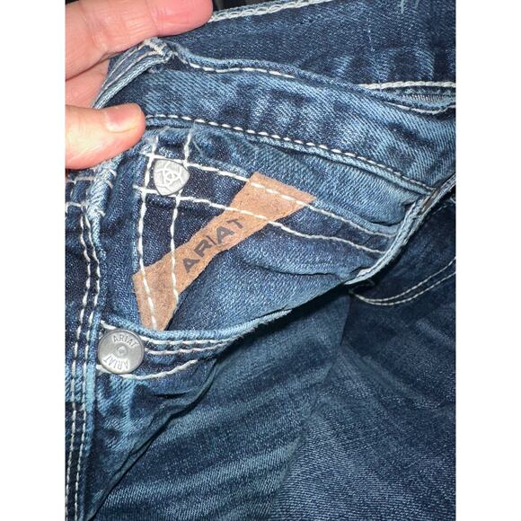 Ariat M7 Rocker Stretch Coltrane Stackable Straight-Leg Jeans for Men - 32x34 - Picture 9 of 10